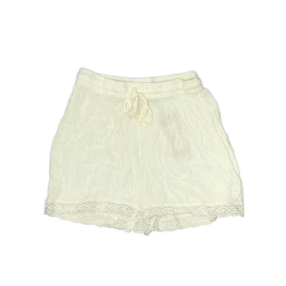 Nasty Gal Cream High Waist Shorts